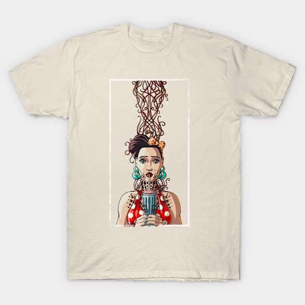 pin up trypophobia T-Shirt by Kotolevskiy